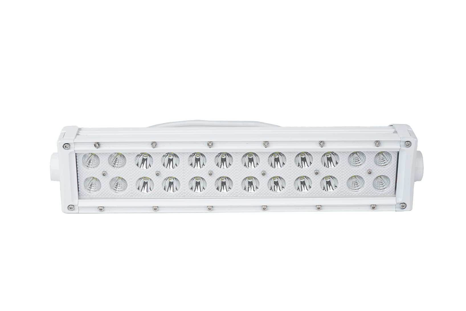 Race Sport Lighting 10.5inch MS72WWDS Marine Grade Dual Row Straight Light Bar with 72-Watt 24 x 3W High Intensity CREE LEDs