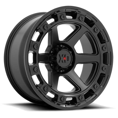 XD Wheels Xd862 Satin Black Wheel with Alloy Steel (17 x 9. inches /5 x 71 mm, 0 mm Offset) Raid