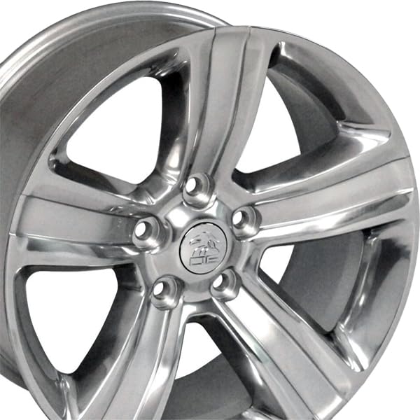 OE Wheels LLC Polished DG65-20090-5550-19PS Wheel with Painted Inlay (20 x 9. inches /5 x 139 mm, 19 mm Offset)