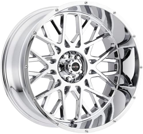 20x10 Vision Rocker 412 8x170-25mm Chrome Wheel Rim 20" Inch