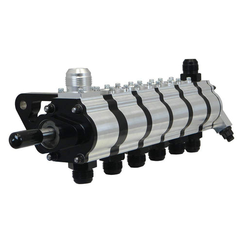 Moroso 22366 Tri Lobe 6 Stage Dry Sump Oil Pump w/Rear Fuel Pump Drive, Driver's Side Door Car Mount
