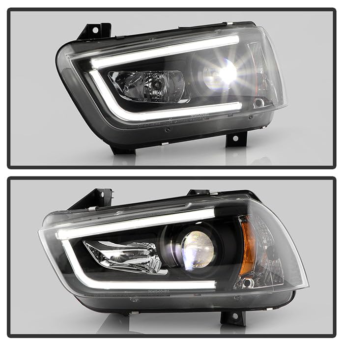 Headlights Spyder Platinum (PRO-YD-DCH11PL-BK)