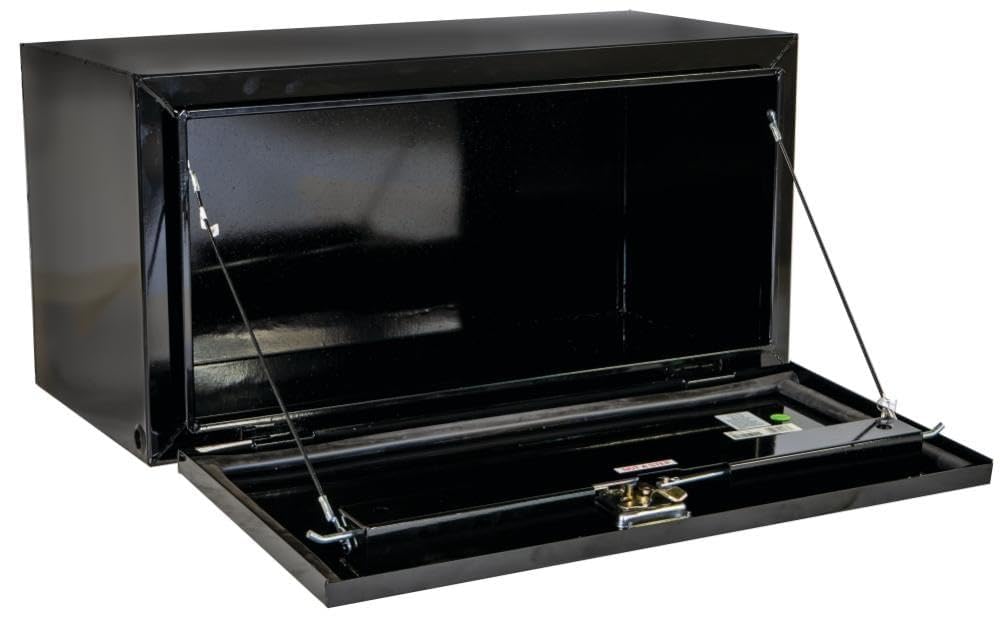 Delta Jobox Crescent Black Steel Underbed Box 24" x 18" x 18" - 790982