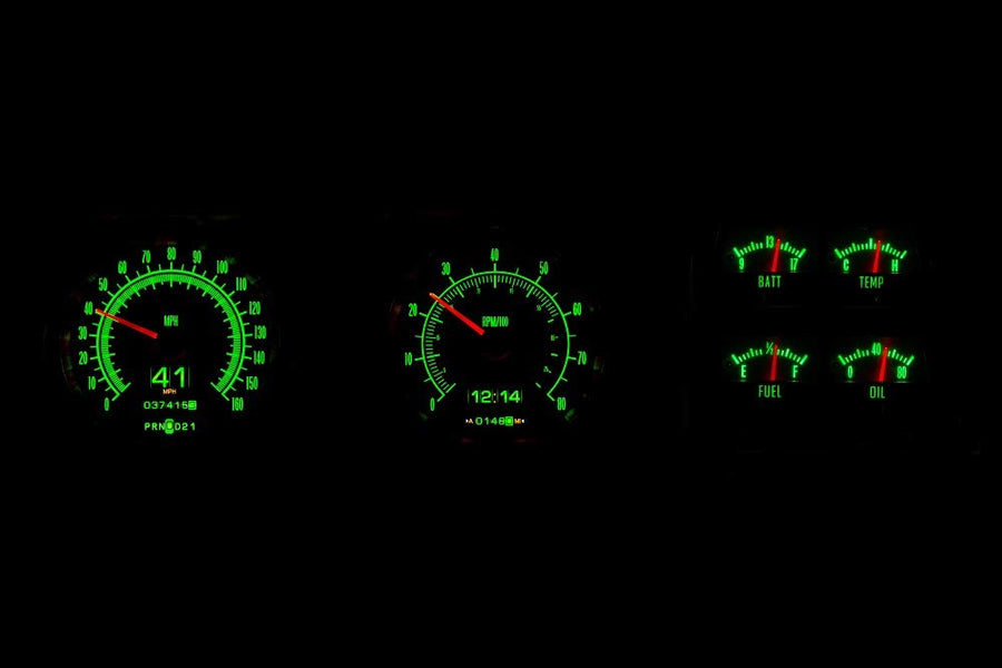 Dakota Digital Retrotech Gauge Instrument System RTX-69C-CAC-X Compatible with 1969 Camaro with Console Gauges