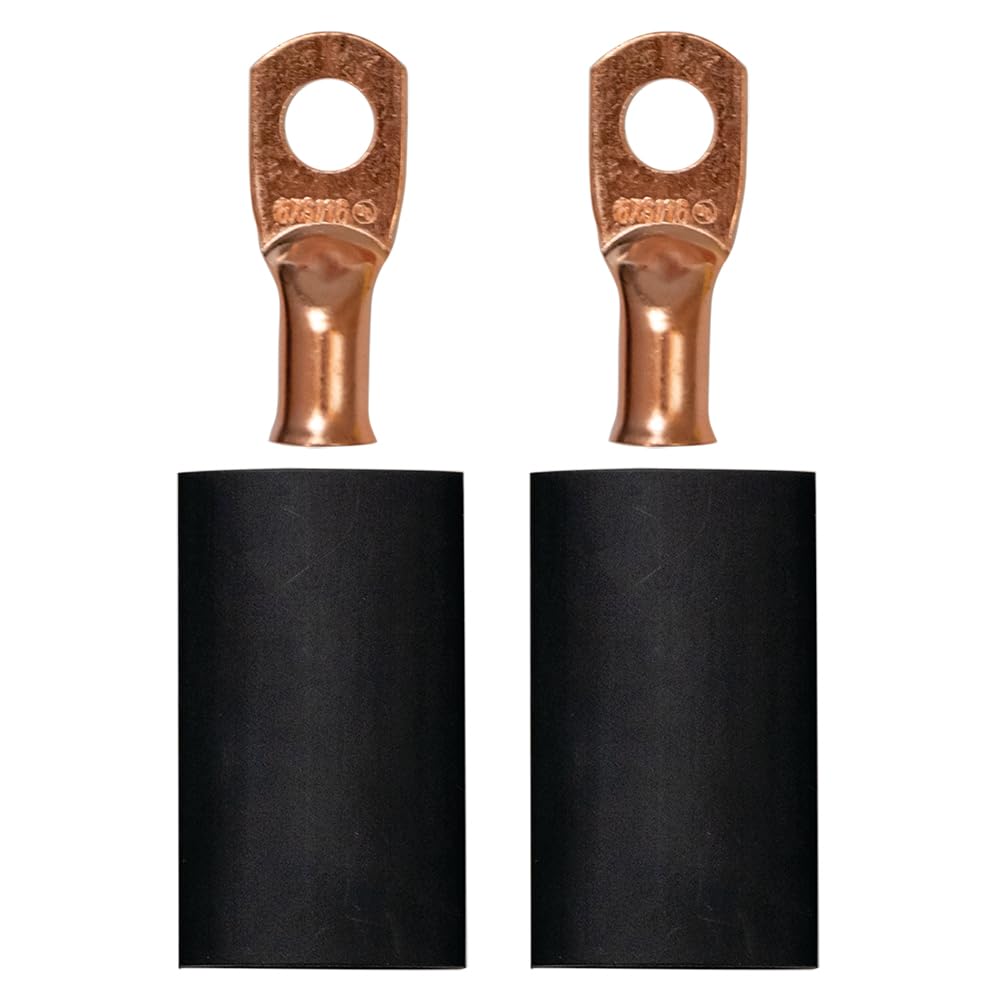 Battery Cable Terminal Kit Moroso 74163 for Crimp/Solder, 6 Ga Wire, 5/16 Diameter Stud, Pack of 2