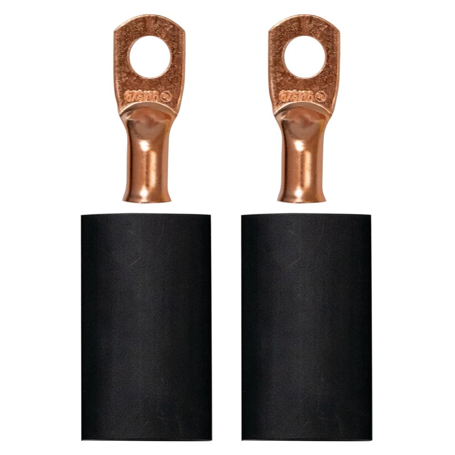 Battery Cable Terminal Kit Moroso 74163 for Crimp/Solder, 6 Ga Wire, 5/16 Diameter Stud, Pack of 2