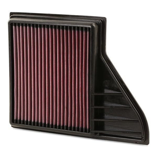 High-Flow K&N Original Lifetime Engine Air Filter: Increase Power: Premium, Washable: Compatible with 2010-2014 FORD: Mustang, Mustang Boss 302, GT, 33-2431
