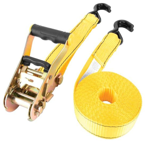 2Pk Performance Tool W1826 1-1/2-Inch X 15' Tie Downs - Heavy-Duty Ratchet Straps for Securing Cargo and Equipment, Ideal for Trucks, Trailers, and SUVs