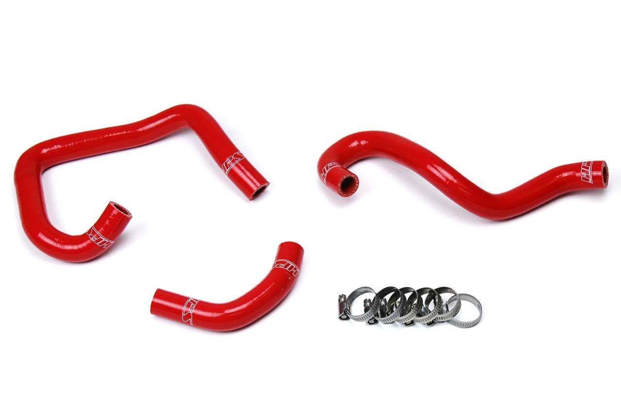 Red HPS 57-1521-RED Silicone Heater Hose Kit Coolant