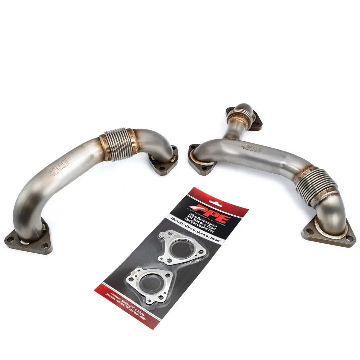2011-2016 GM 6.6L Duramax High Flow OEM Length Replacement Up-Pipes