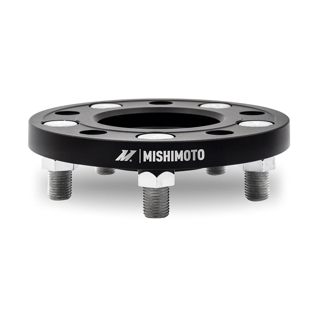 Mishimoto 5x100 Wheel Spacers, 56.1 Center Bore, M12x1.25, 20mm Thick, Black