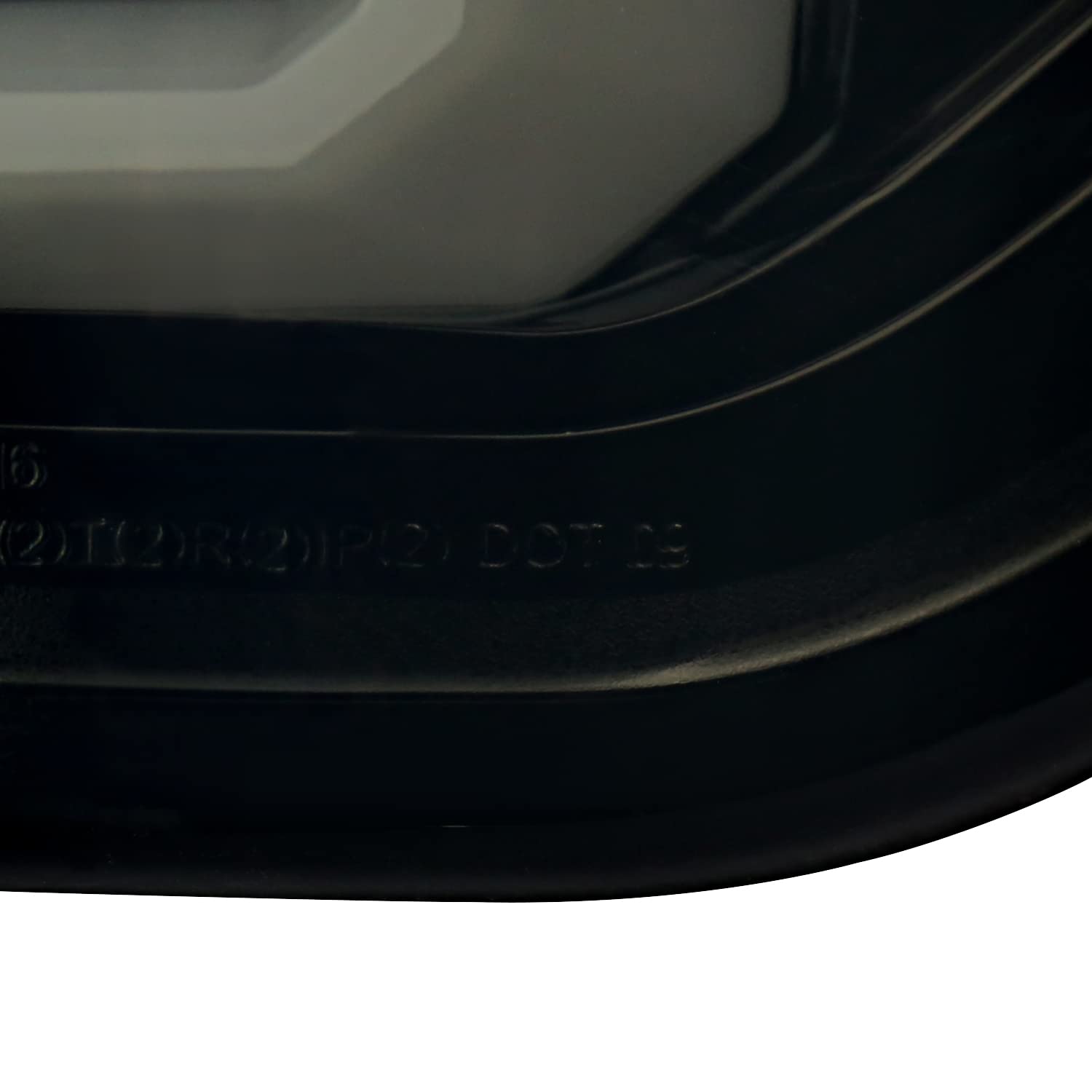 Glossy Black Smoke Tail Lights w/LED Bar SPEC-D TUNING Compatible with 2009-2014 Ford F150, Left + Right Pair Assembly
