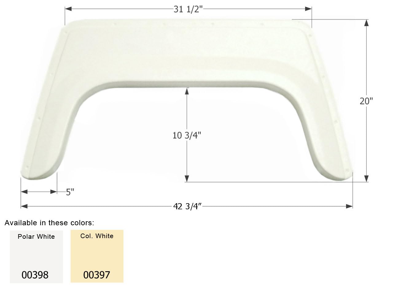 Fender Skirt ICON, Single, FS343, Colonial White