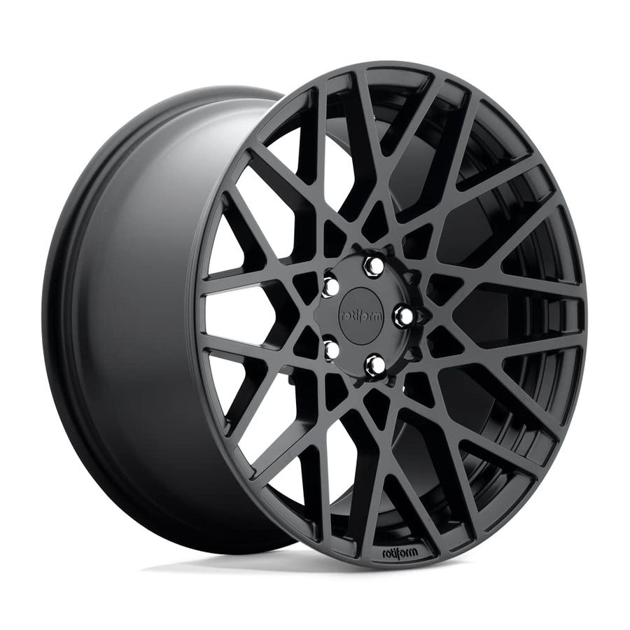 19X8.5 Rotiform BLQ 5X112 6.13 35mm MATTE BLACK - R1121985F8+35