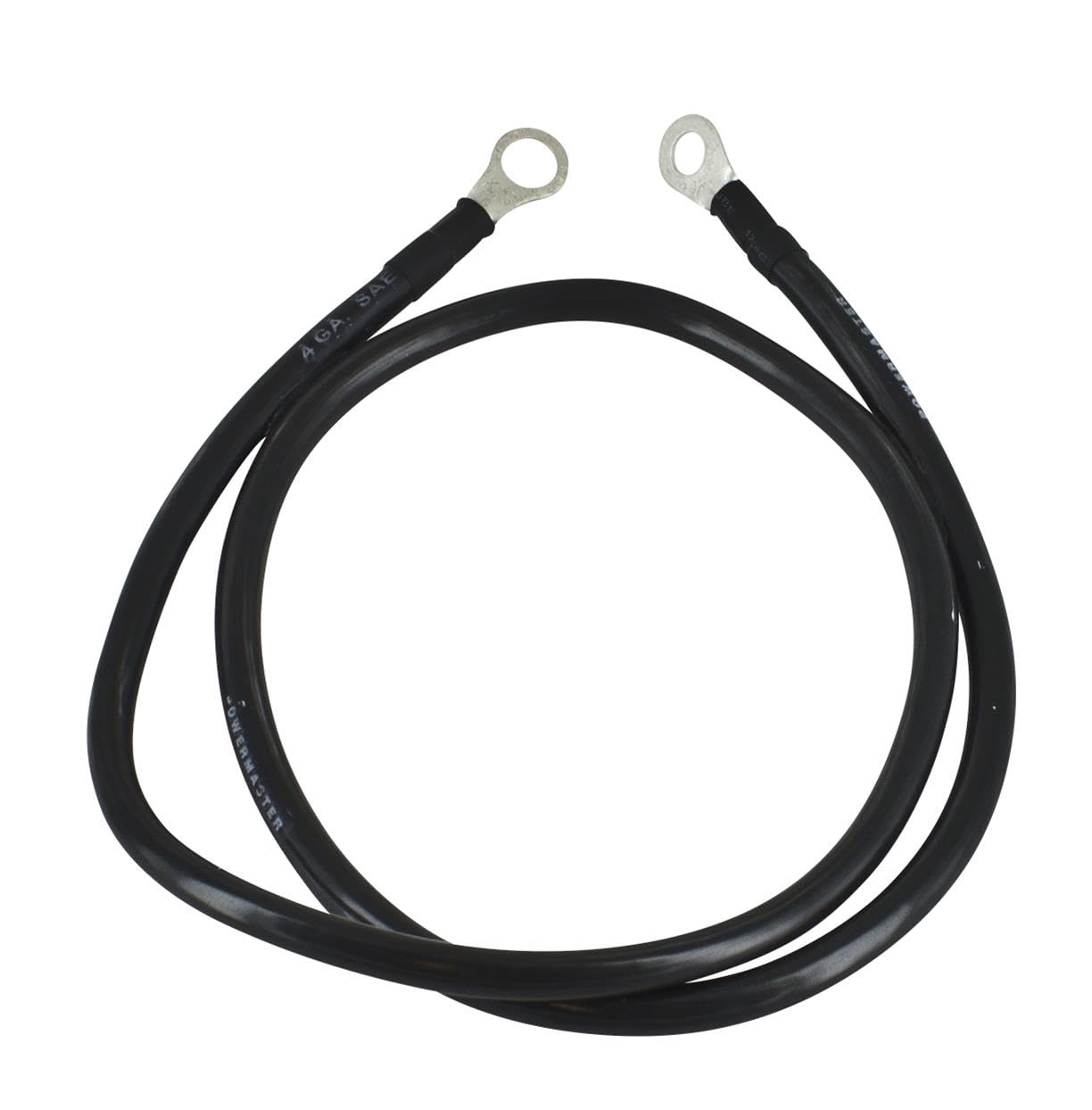 1-742 Powermaster Alt Ground Wire 4g 2 ft 5/16 & 1/4 Eyelet