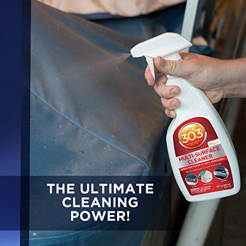 303 Cleaner Multi-Surface - Safely Cleans All Water Safe Surfaces - Ultimate Cleaning Power - Rinses Residue Free - Recommended By Sunbrella, 16 fl. oz. (30445CSR) Packaging May Vary