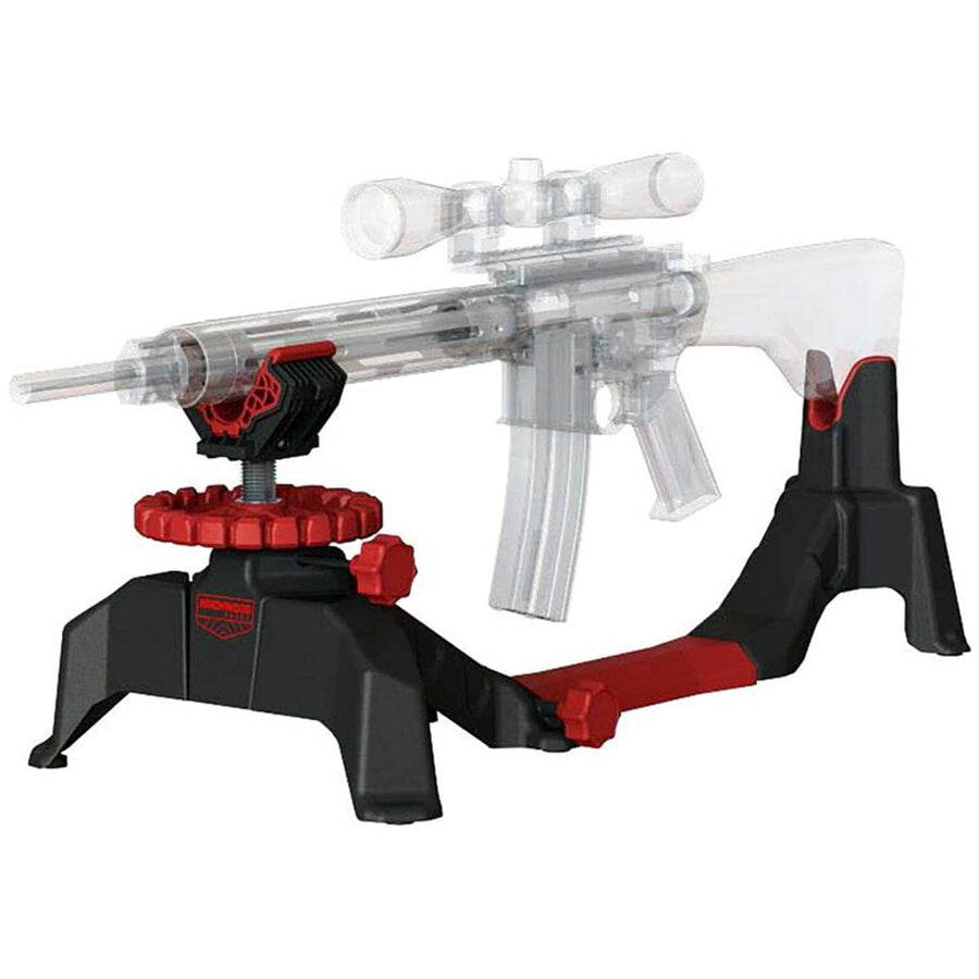Foxtrot Birchwood Casey Rifle & Pistol Shooting Rest - Comfortable Durable Adjustable Gun Rest with Non-Marring Material & Detachable Rear Rest - Fits Most Rifles