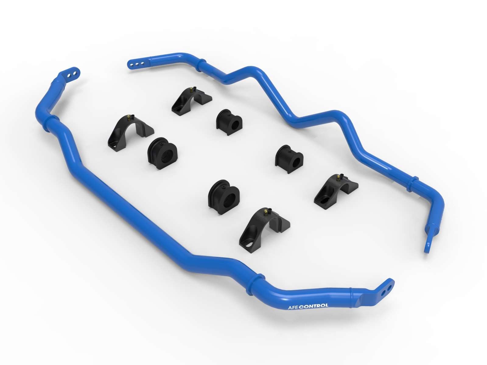 aFe Power Front and Rear CONTROL Sway Bar Set Blue Fit Infiniti Q50/Q60 16-22 V6-3.0L (tt) AWD 440-711002-L