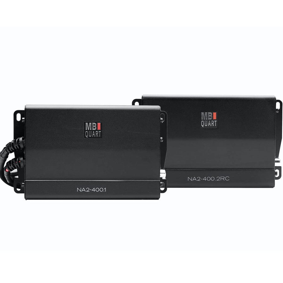 Marine-Grade Audio System MB Quart - 800-Watt Amp with Loud Speakers & Weatherproof Stereo - Boat & Auto Compatible 3-Speaker Setup for Ultimate Sound