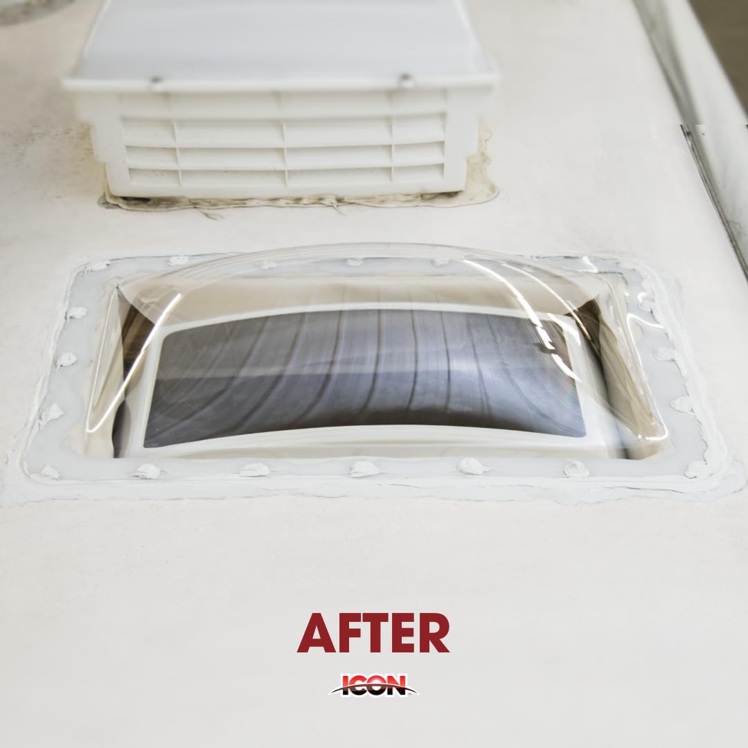 SL1422C ICON RV Skylight - Clear, Fits 14"x22" openings, 16"x26" overall, Outer Dome Skylight Covering Replacement for RV, Camper, Motorhome, Food Truck, or Trailer, UV Protected & Impact Resistant