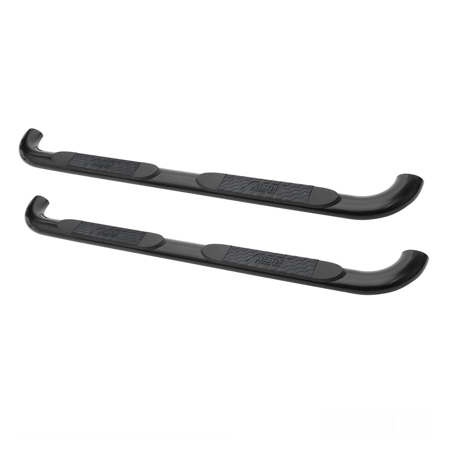 Platinum 4 Oval Nerf Bars Westin fits 1999-2016 F250 F350 F450 F550HD Crew Cab Black Pair