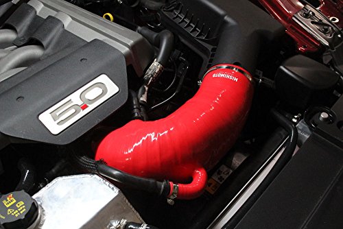 Mishimoto Silicone Induction Hose MMHOSE-MUS8-15IHBL Fits Ford Mustang GT 2015-2018 Blue