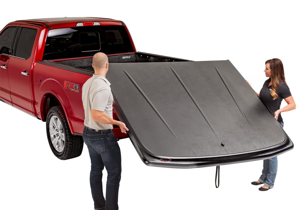 UnderCover SE RealTruck One-Piece Truck Bed Tonneau Cover | UC2186 | Fits 2019-2023 Ford Ranger Std/Ext/Crew Cab - Black Textured 5' 1" Bed (61")