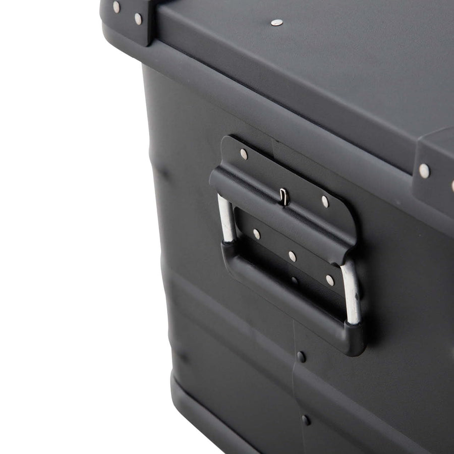 Vehicle Systems Overland Aluminum Box Storage 53QT - Universal Purpose - Heavy Duty Foldable Handles - Heavy Duty Nylon Interior Straps - Boxes are Stackable
