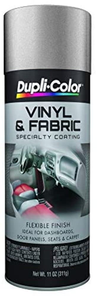 Vinyl And Fabric Coating Dupli-Color Silver 11 Oz. Aerosol - Lot of 6