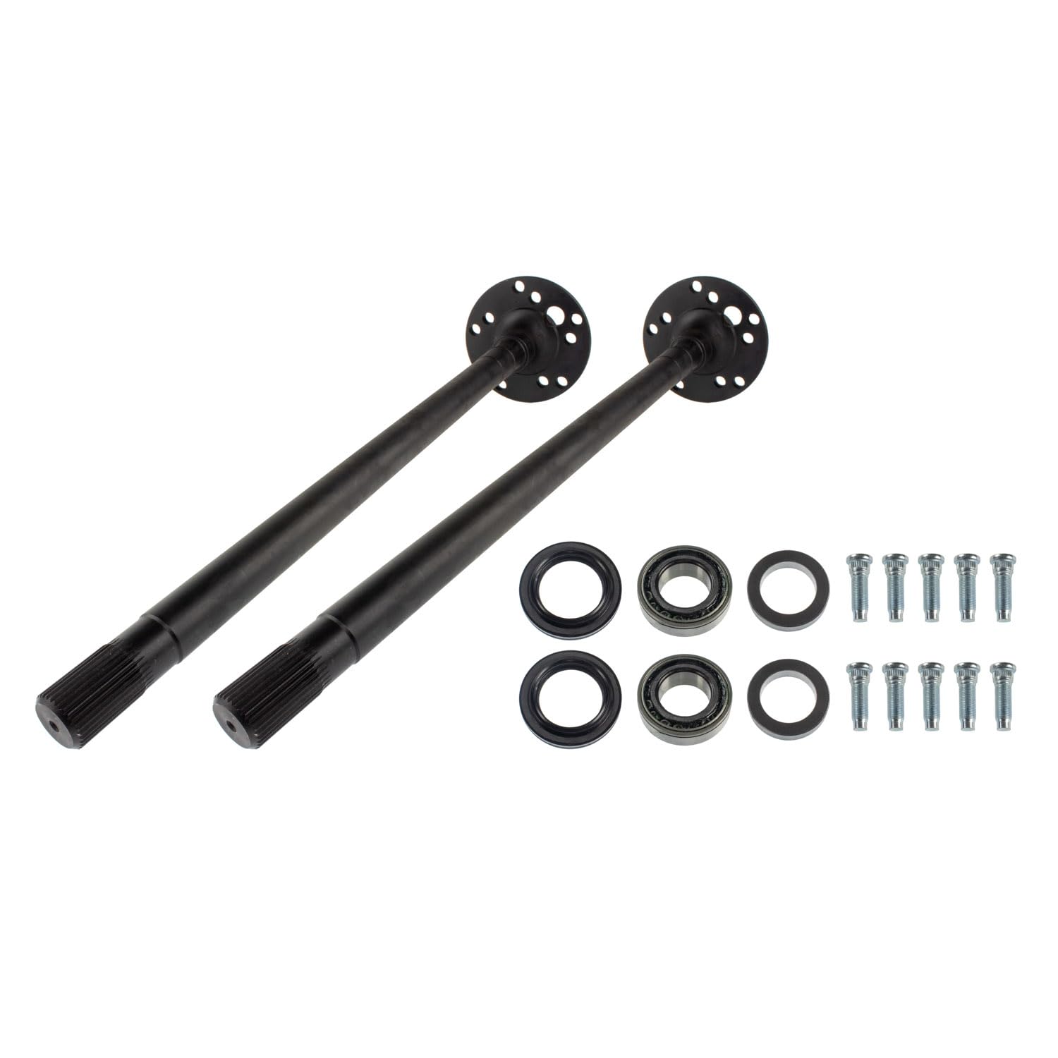 TEN Factory Bolt Pattern MG22136 Spline Drive Axle Shaft Assembly for Dana 44 Standard 33 Spline Left/Right – Fits For Jeep YJ/TJ, Wrangler & TJ (1987–2006) Replaces 12136, 92-2045-2-33, DC-D44-TJ-33