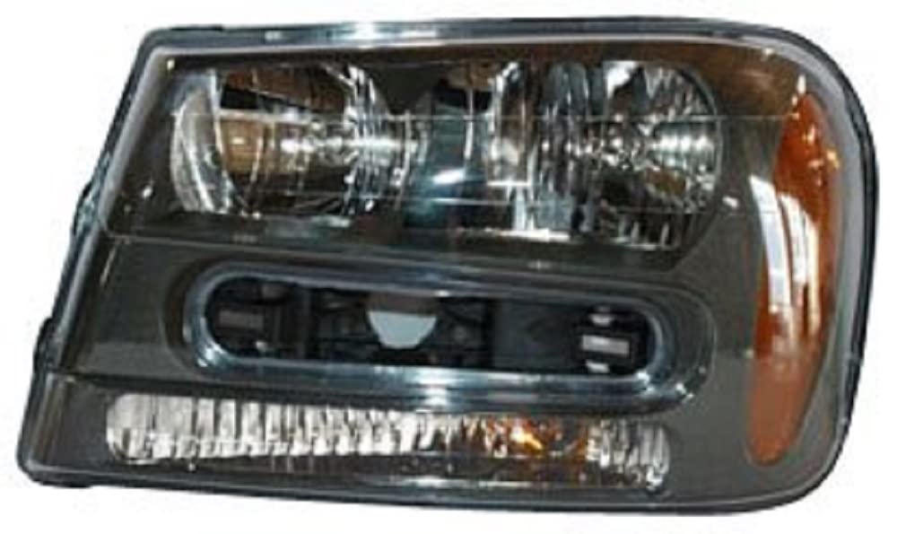 Left TYC Headlight Assembly Compatible with 2002-2009 Chevrolet Trail Blazer