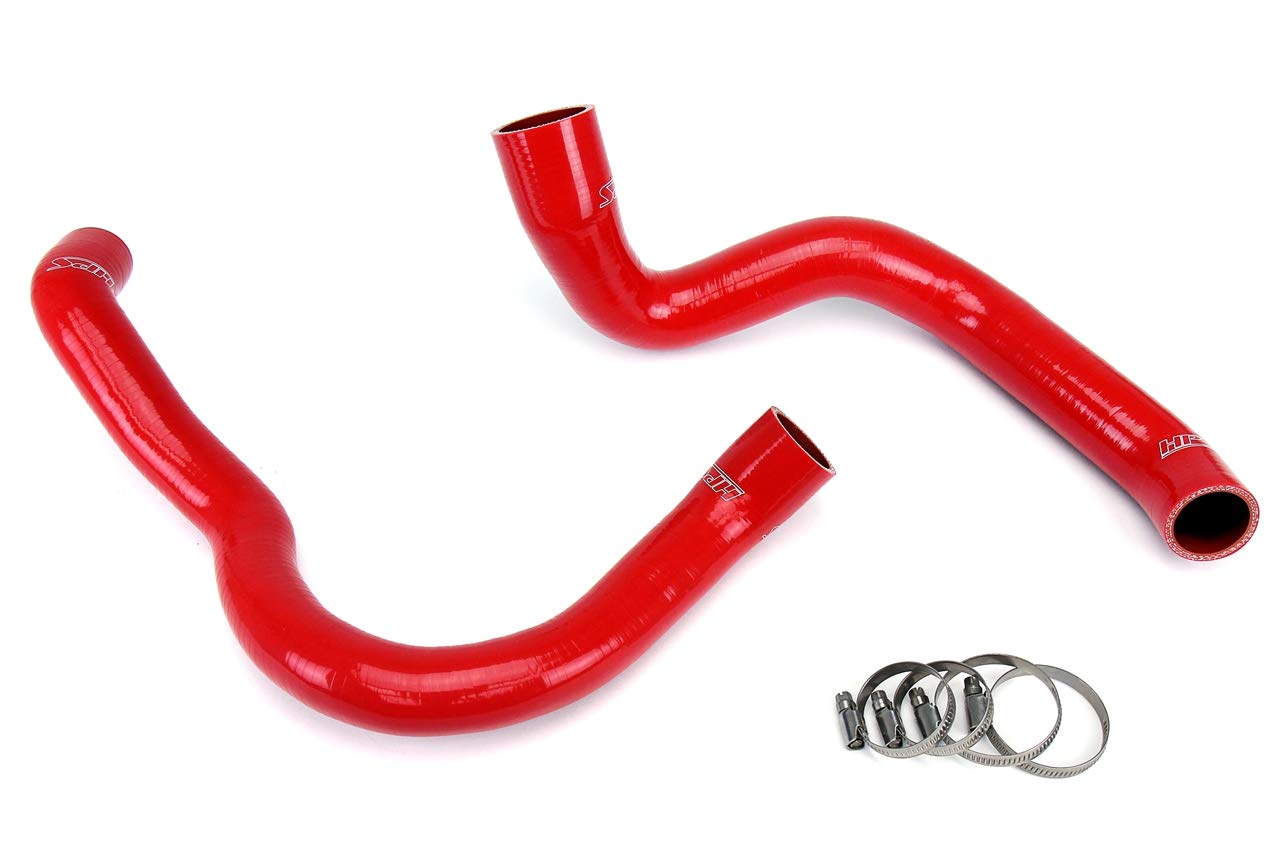 Silicone Radiator Hose Kit HPS (57-1219-RED) for Jeep Cherokee