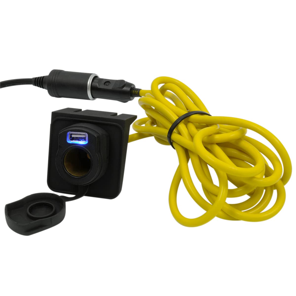 12 Foot Wilson Extension Cord with 12 Volt Adapter and USB Port (305203ECUSB)