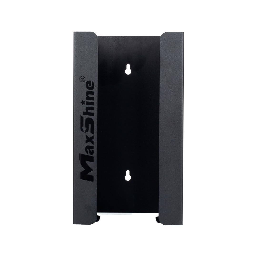 Maxshine Metal Universal Glove Box Holder - Organizes Gloves, Towels, Wipes & Tissues in Garage or Workspace, Elevate Auto Detailing with Premium Supplies & Accessories - Black