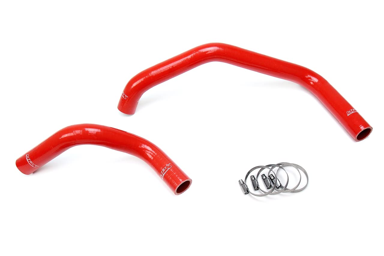 Red HPS 57-1301-RED Silicone Radiator Coolant Hose Kit