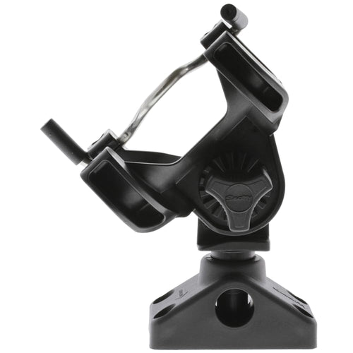 Scotty Universal Rod Holder 290 R-5 with 0241 Side/Deck Mount - Black