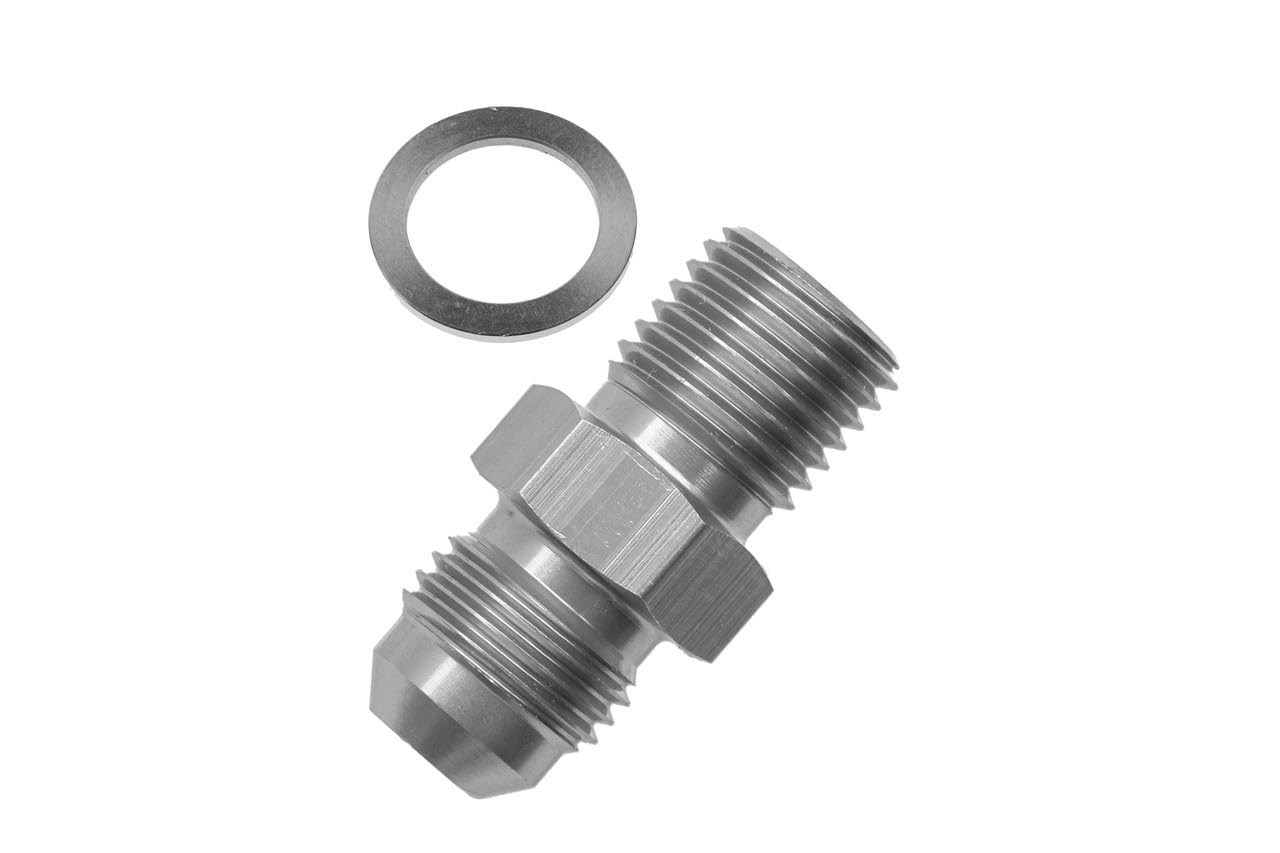Performance Redhorse 8161-06-10-5 Flare to Inverted Adapter (Clear), 1 Pack