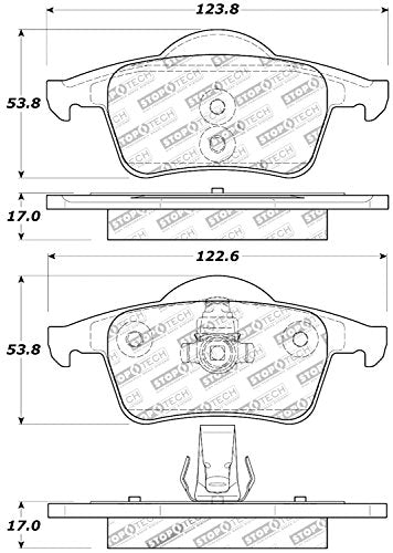 Sport Brake Pads StopTech 309.07950 with Shims and Hardware