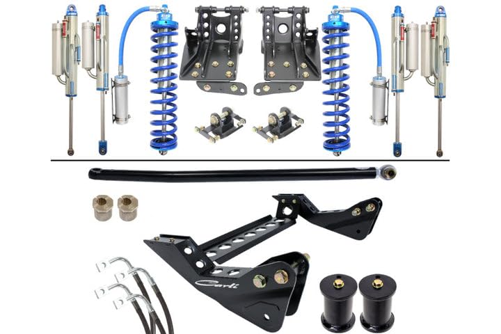 2.5 Carli Bypass Coilover System, Base, 4.5” Lift, 2005-07 Ford F250/F350