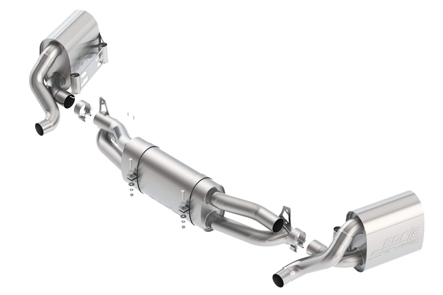 BORLA Cat-Back 140710 Performance Exhaust System for 2013-2015 Porsche 991 911 3.8L 6 Cyl. Automatic/Manual Transmission Rear Wheel Drive 2 Door