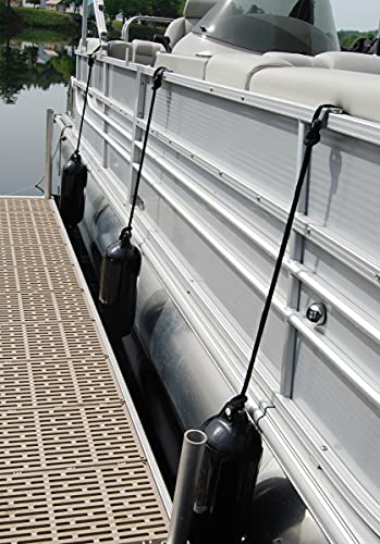 Pontoon Boat Fence Fender Saver Taylor Made Products (9" x 36"), White