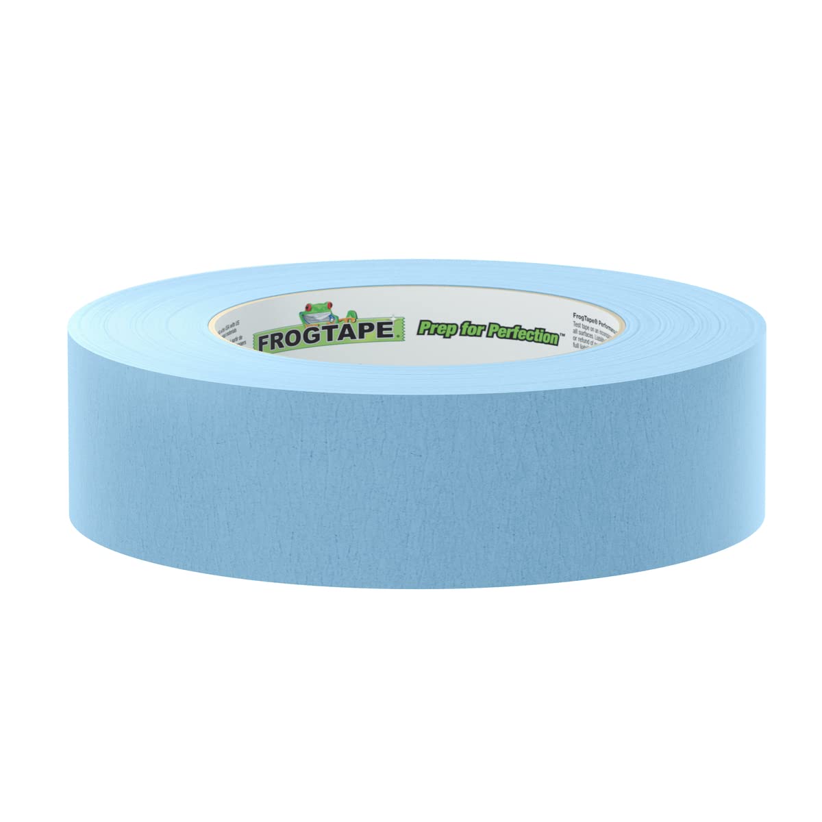 250 FrogTape Light Blue Moderate Temperature Performance Grade Masking Tape, Medium-High Adhesion, 36mm x 55m, 4 Rolls per Pack (105328)