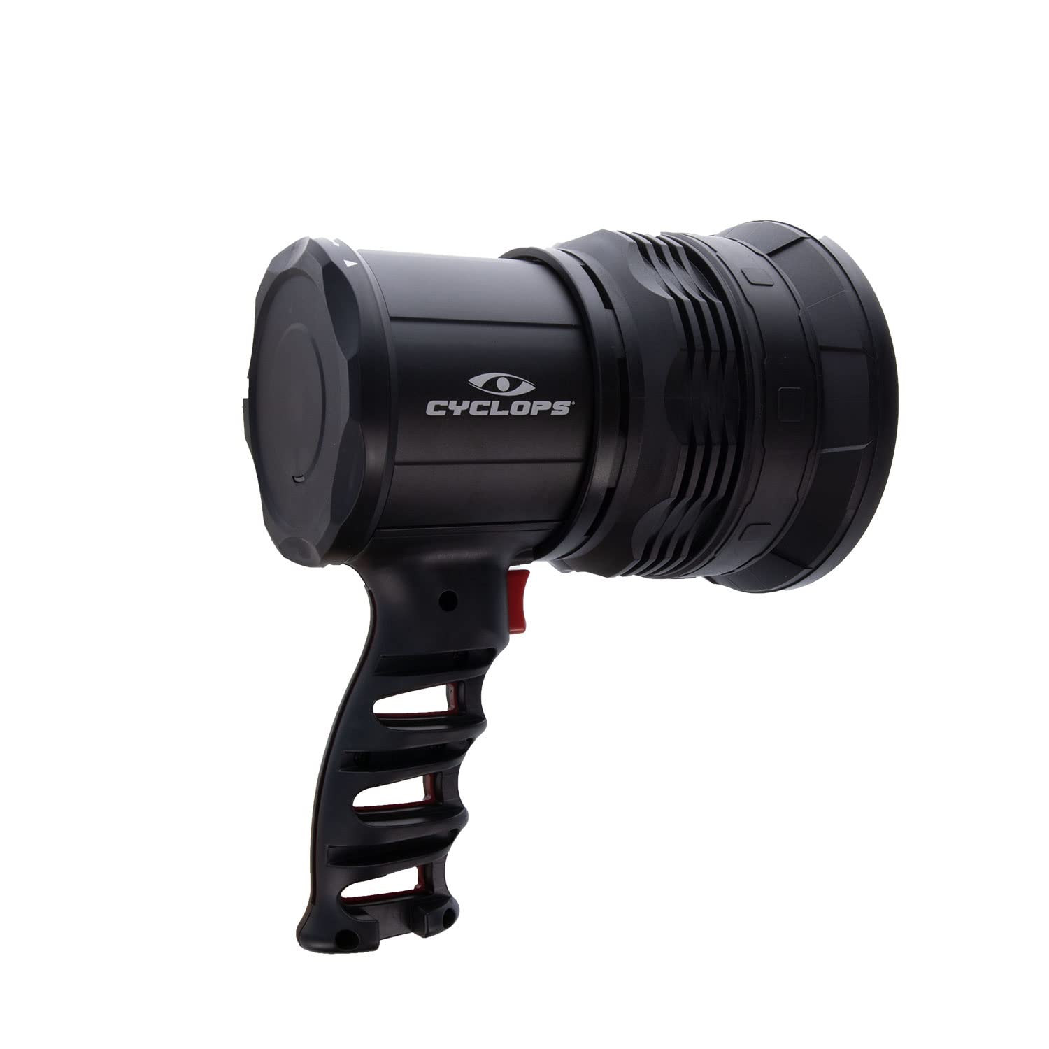 Rechargeable Cyclops Handheld Four-Mode Adjustable Beam Focus 850 Lumens Spotlight with AC/DC Recharger/DC Car Plug