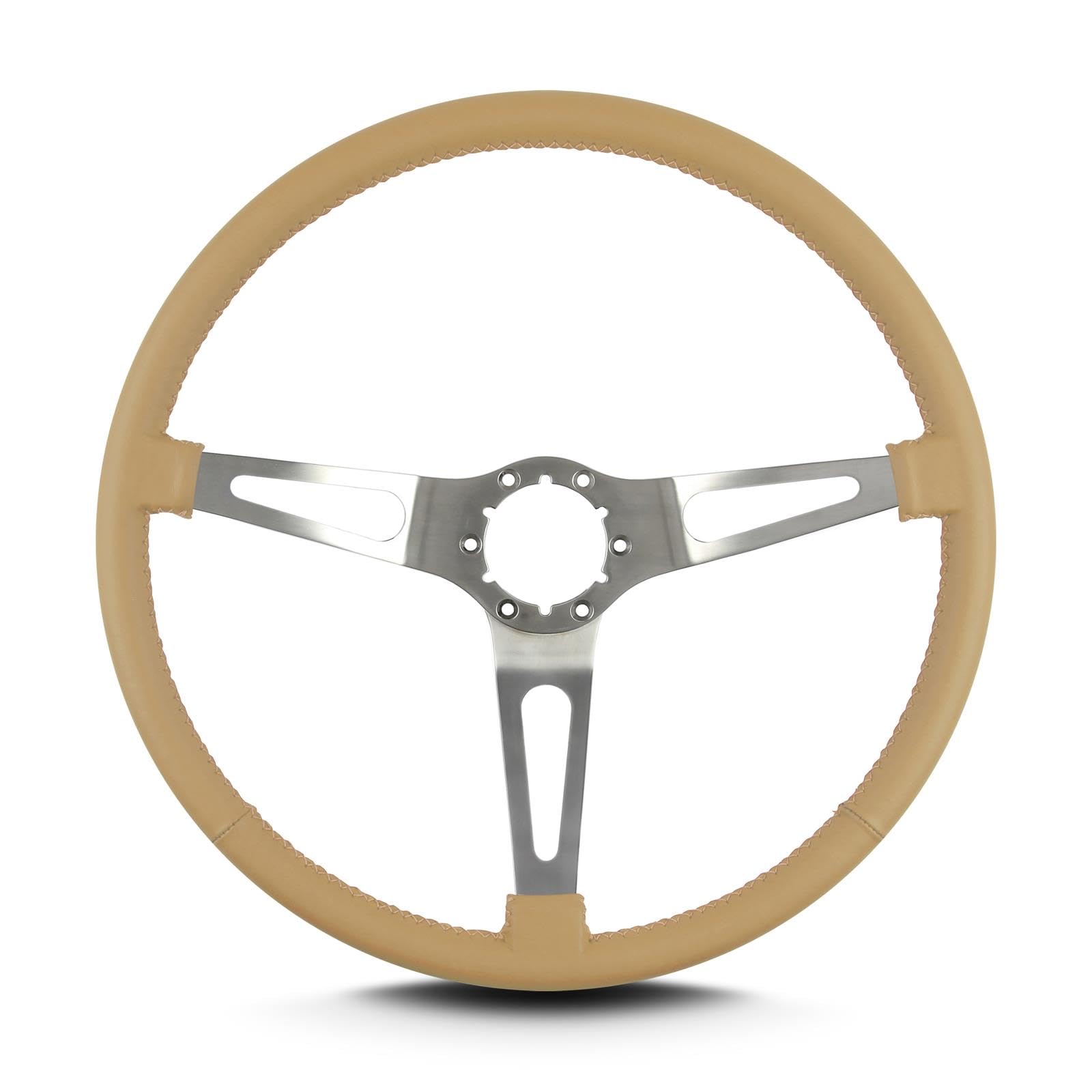 Teardrop Lecarra 67309 15" Brushed Thin Grip Tan 3 Spoke