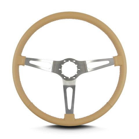 Teardrop Lecarra 67309 15" Brushed Thin Grip Tan 3 Spoke