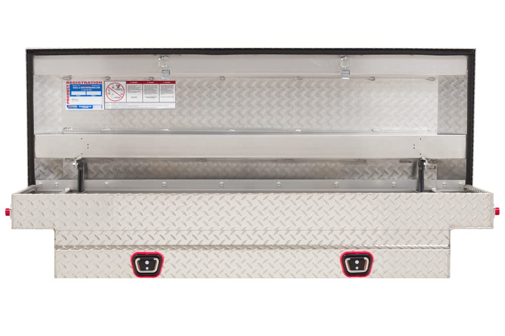Saddle Truck Weather Guard Tool Box Aluminum Compact Clear