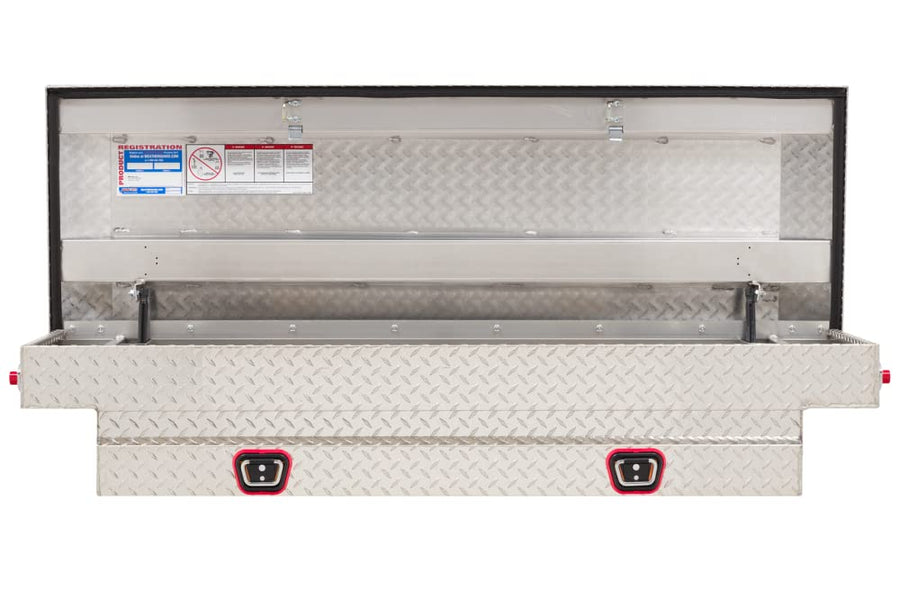 Saddle Truck Weather Guard Tool Box Aluminum Compact Clear