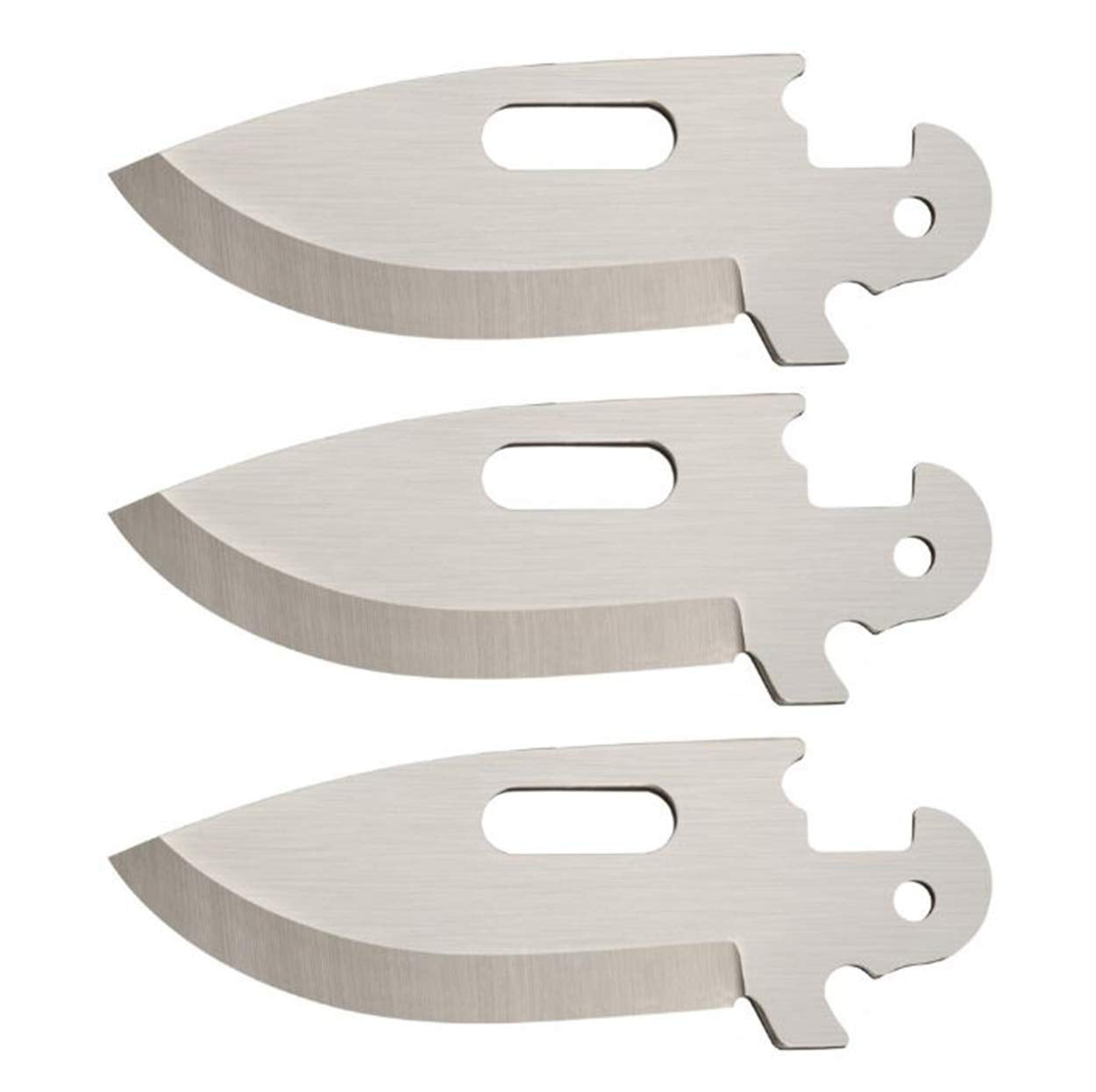 Cold Steel Exchangeable Blade Click-N-Cut Utility Knife, Includes Belt Sheath and 3 Blades, 3 Pack Drop Point Blades