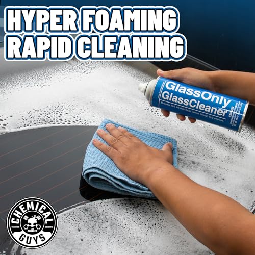 Chemical Guys Foaming Glass Cleaner CLDSPRAY100 (Works on Glass, Windows, Mirrors, Navigation Screens & More; Car, Truck, SUV and Home Use), Ammonia Free & Safe on Tinted Windows, 19 fl oz