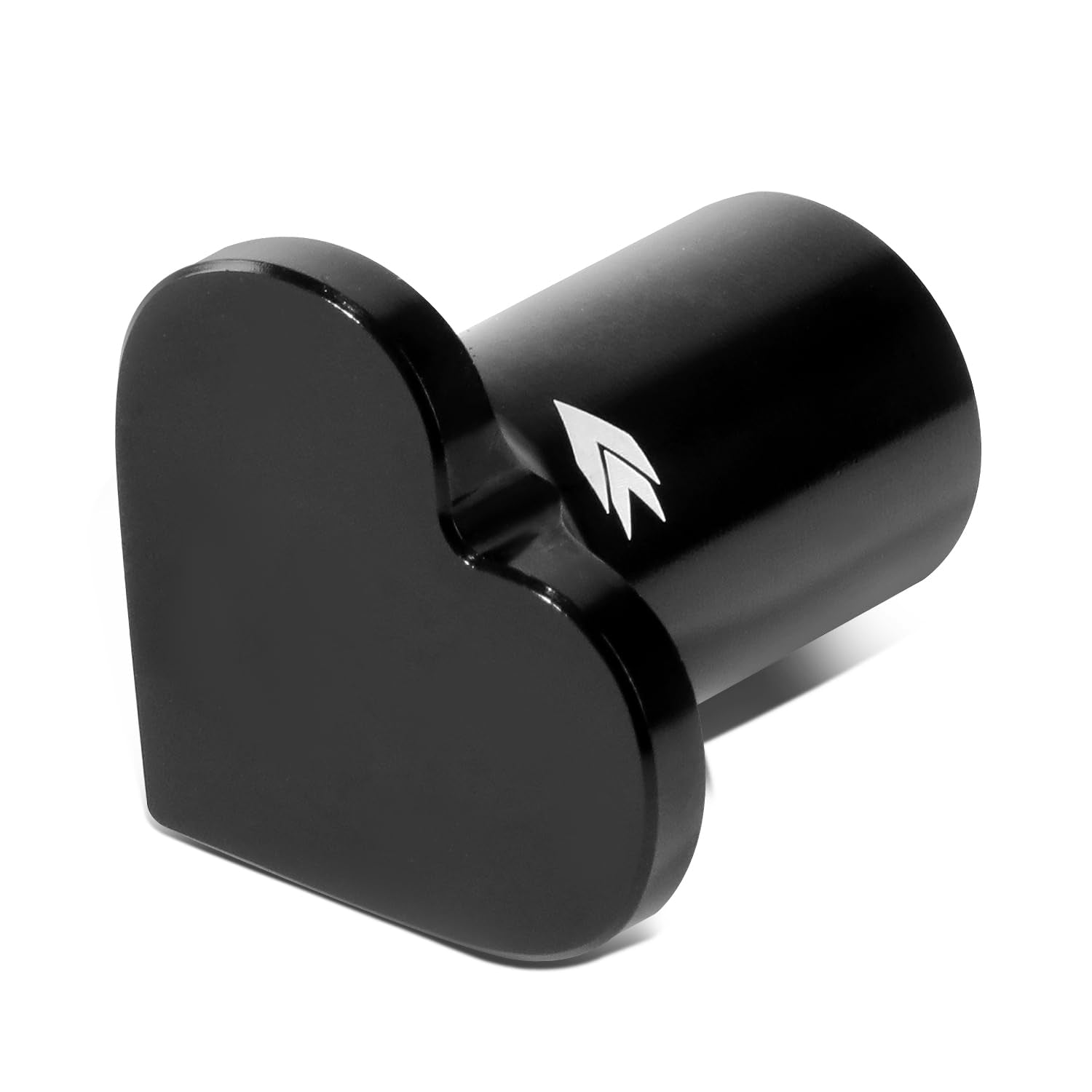 NRG Innovations 6061 Aluminum NRG-DB-H001BK Heart E-Brake Drift Button, Hand Brake Lever Button Compatible with Nissan S13/S14/S15, Black